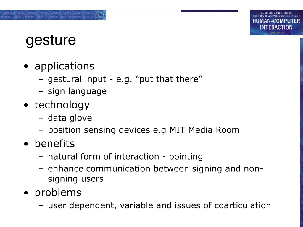 gesture