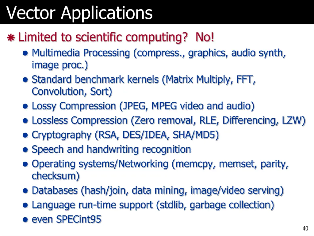 vector applications
