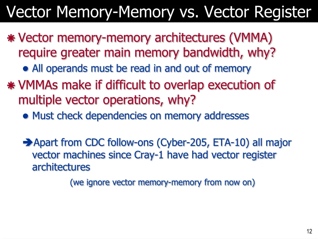vector memory memory vs vector register 1