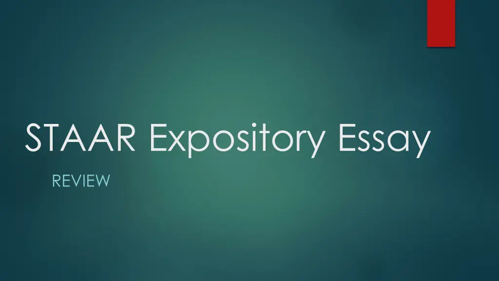 staar expository essay