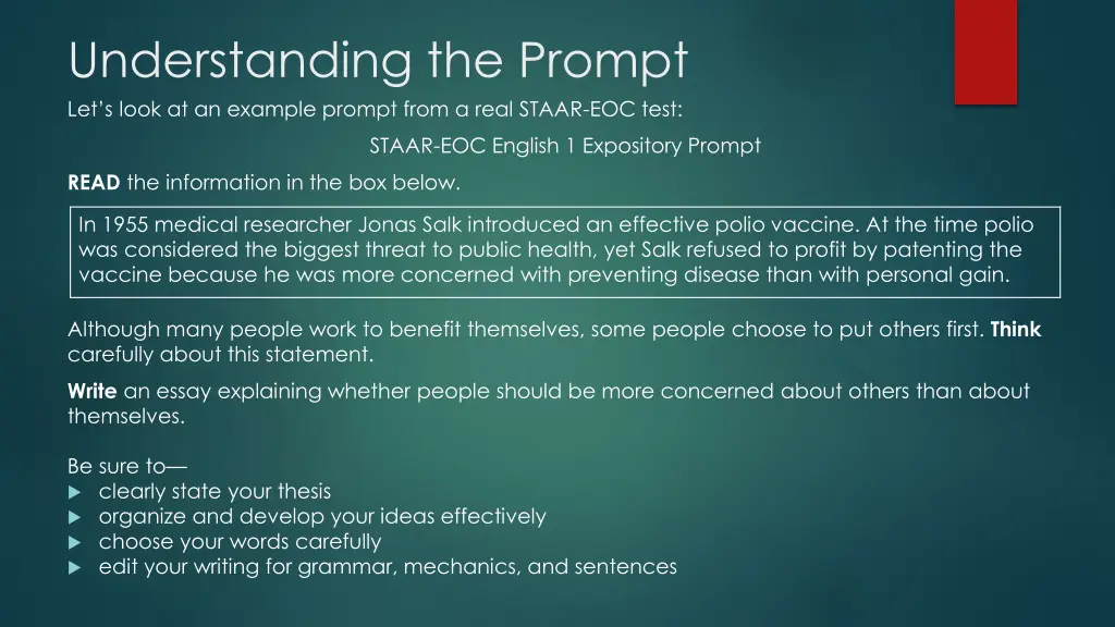 understanding the prompt let s look at an example