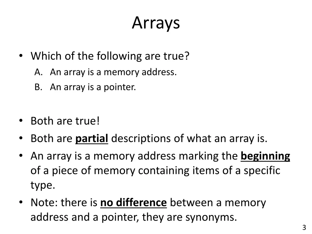 arrays 1