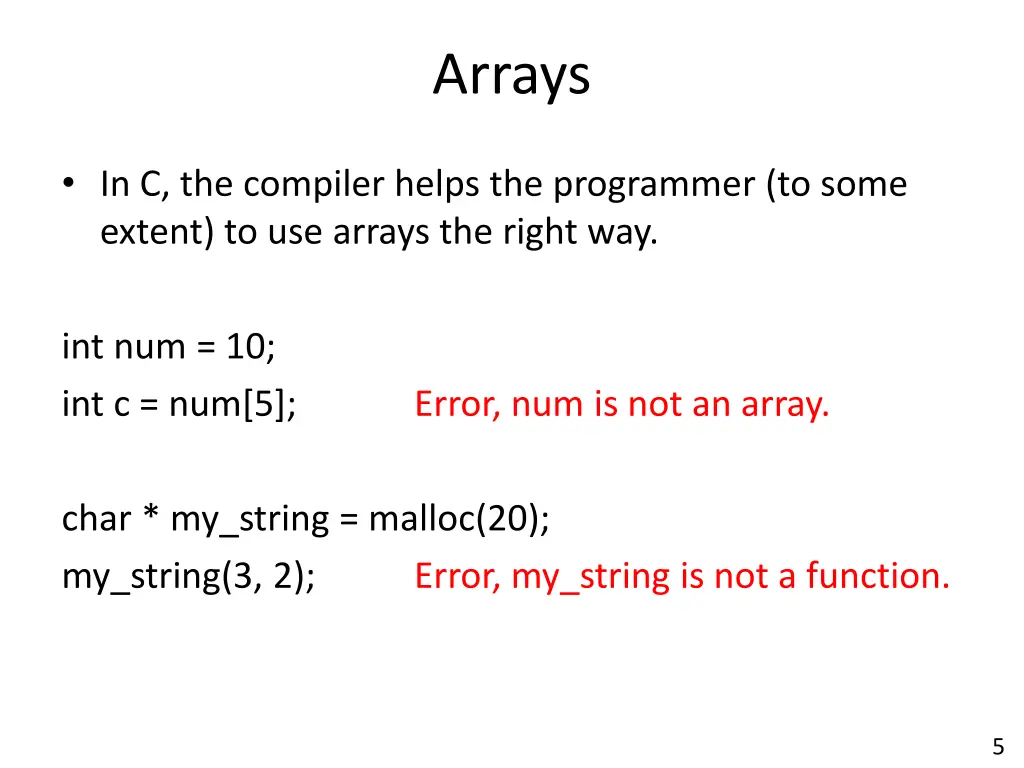 arrays 3