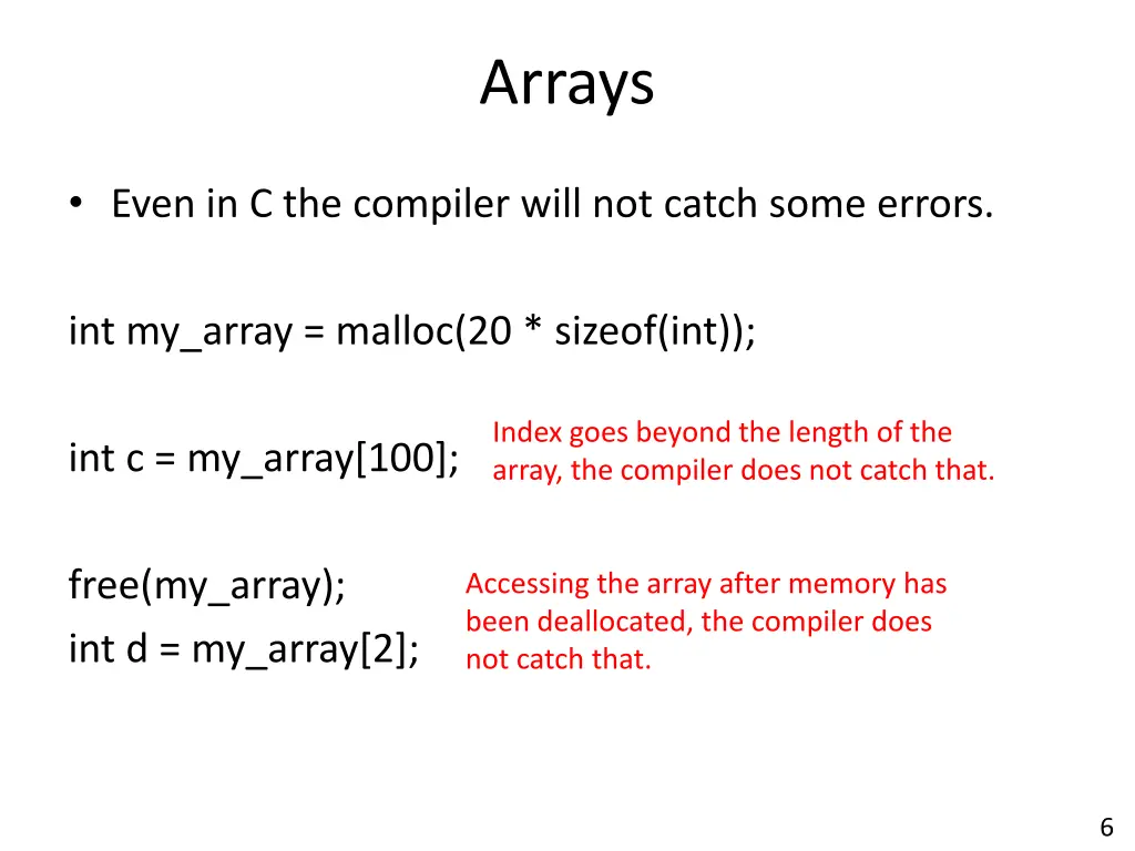 arrays 4