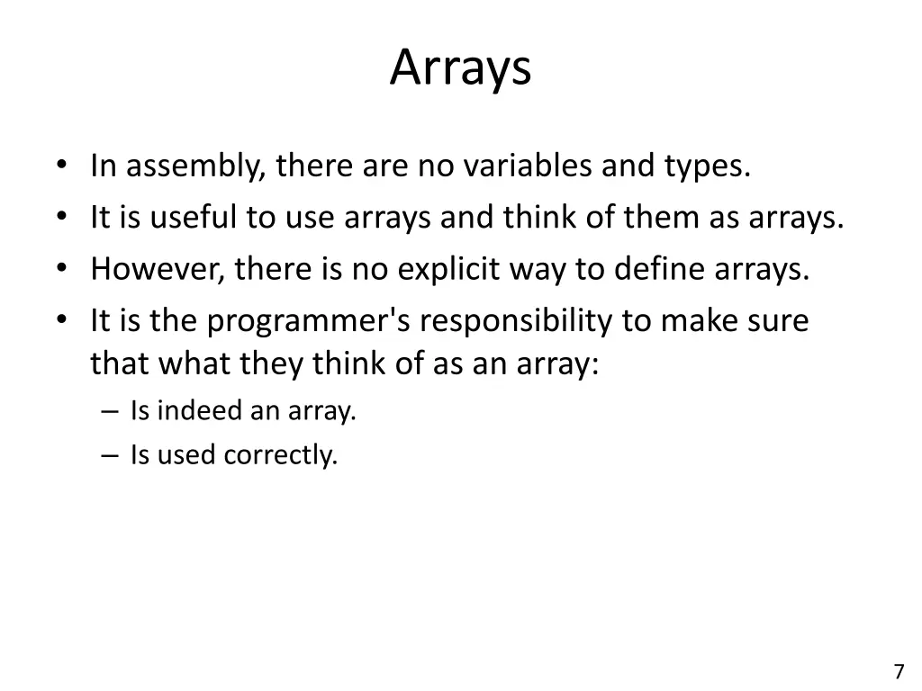 arrays 5