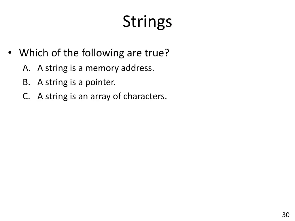 strings
