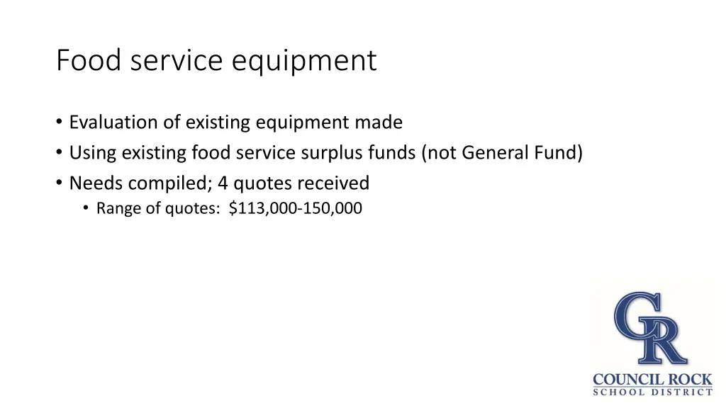 food service equipment