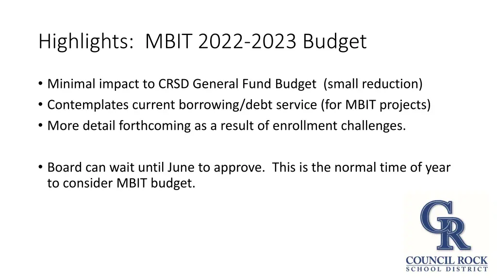 highlights mbit 2022 2023 budget