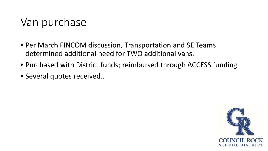 van purchase 1