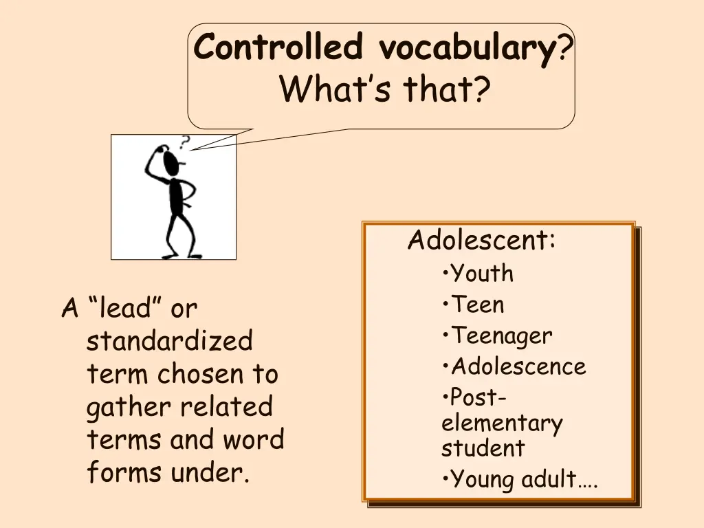 controlled vocabulary what s that