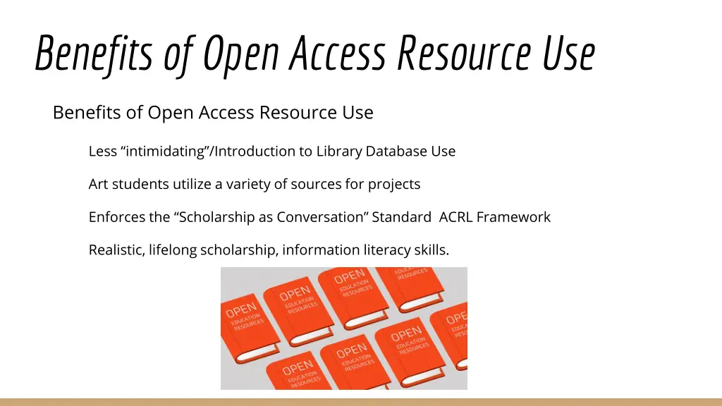 benefits of open access resource use
