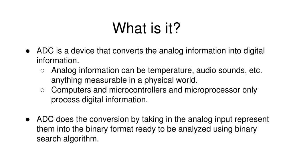 what is it