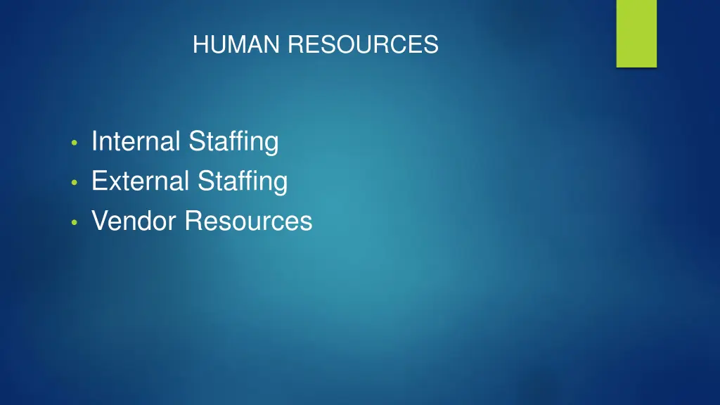 human resources