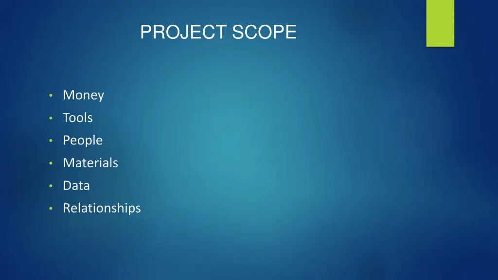 project scope 1
