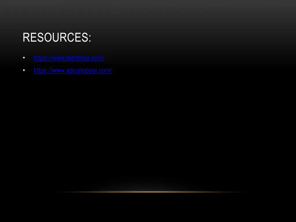 resources