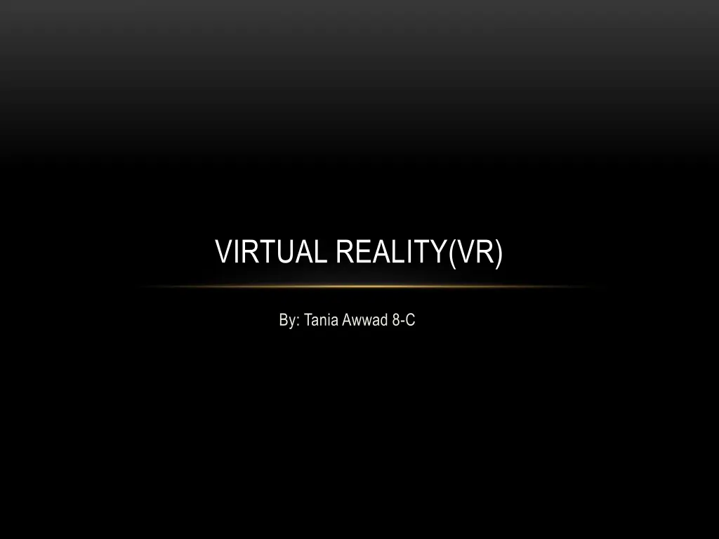 virtual reality vr