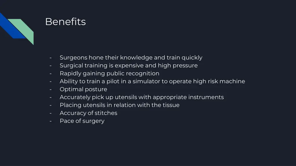benefits