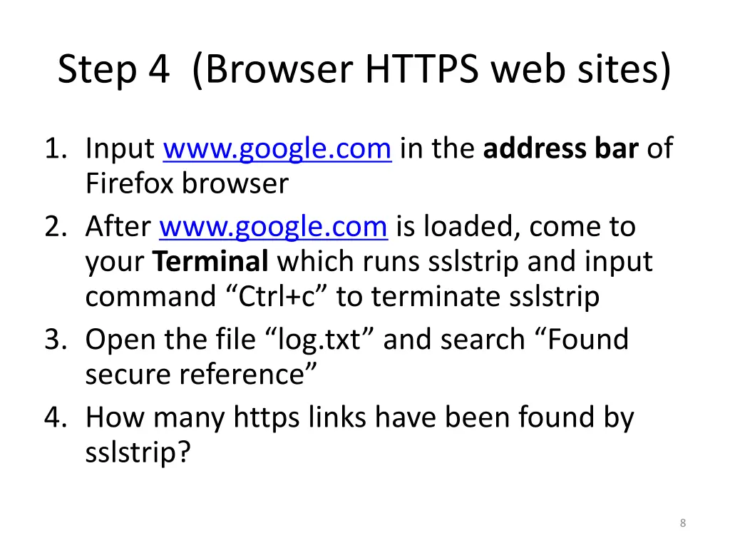 step 4 browser https web sites