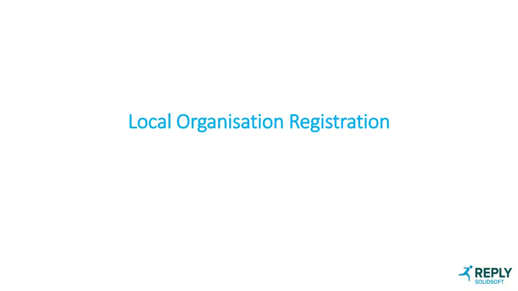 local organisation registration local