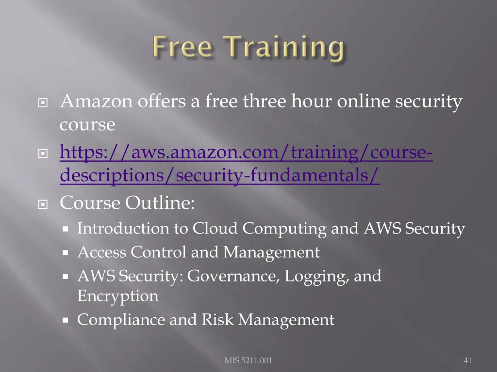 amazon offers a free three hour online security
