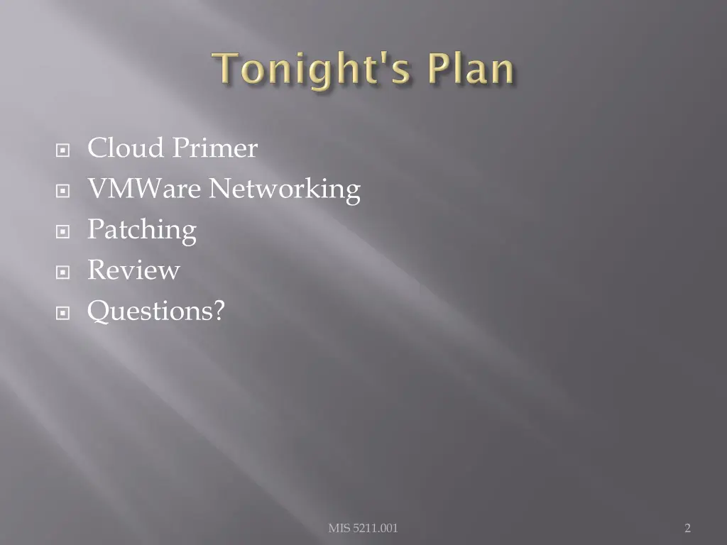 cloud primer vmware networking patching review
