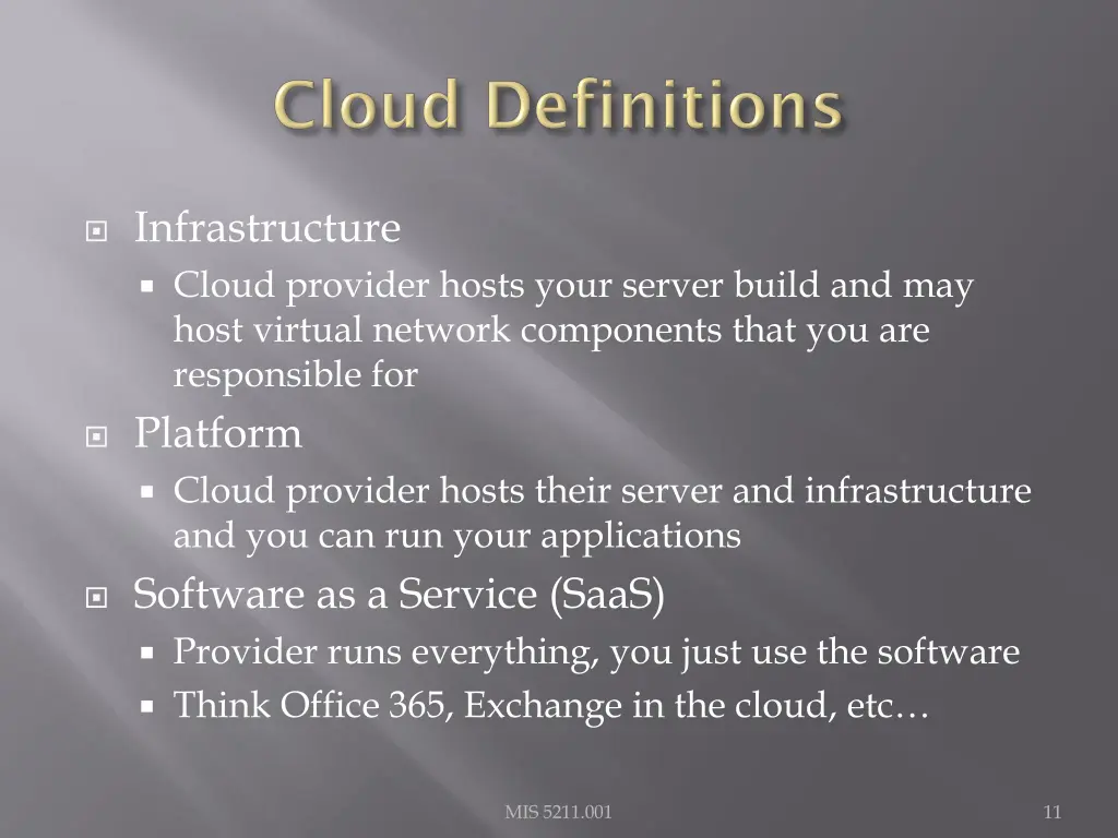 infrastructure cloud provider hosts your server