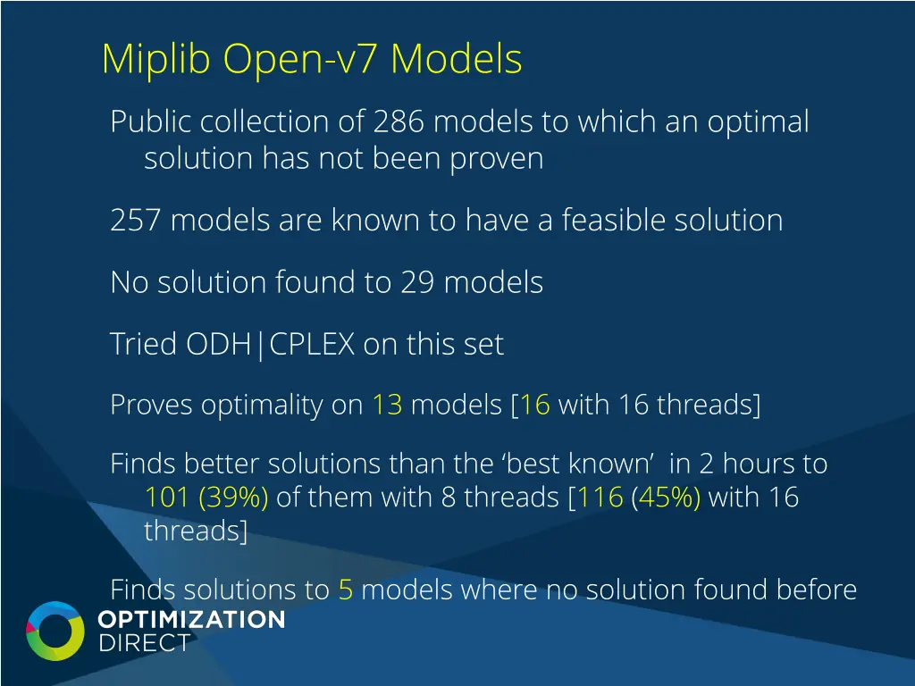 miplib open v7 models public collection