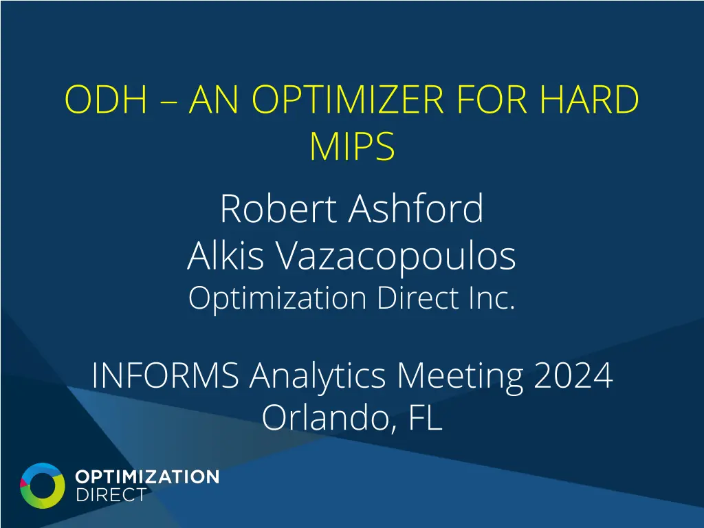 odh an optimizer for hard mips