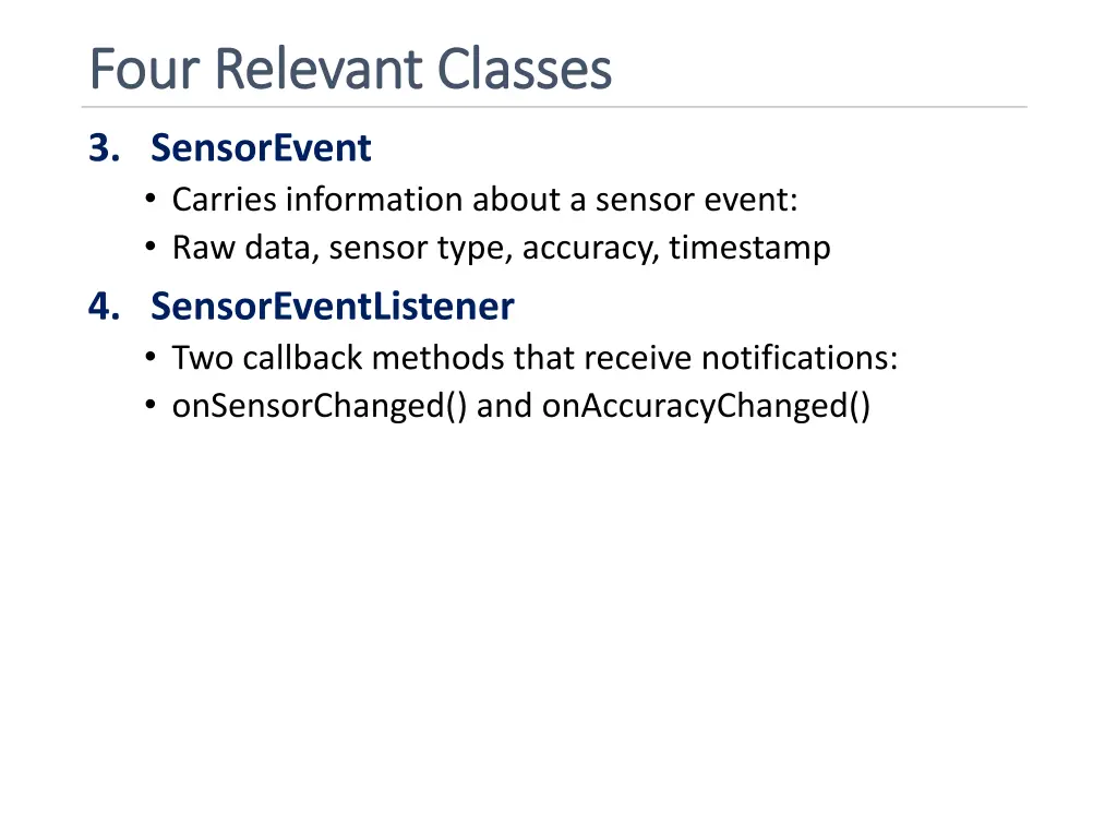 four relevant classes four relevant classes 1