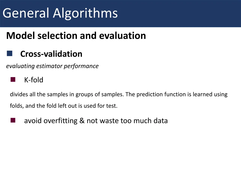 general algorithms 7