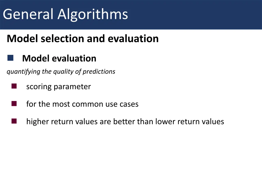 general algorithms 8