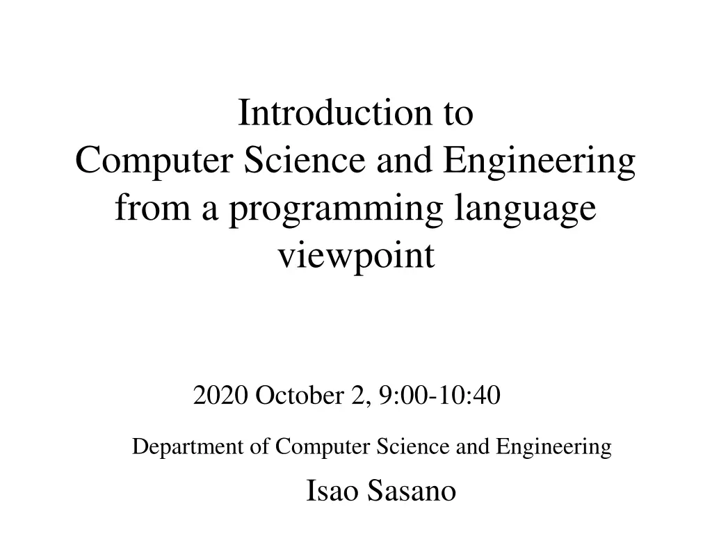 introduction to