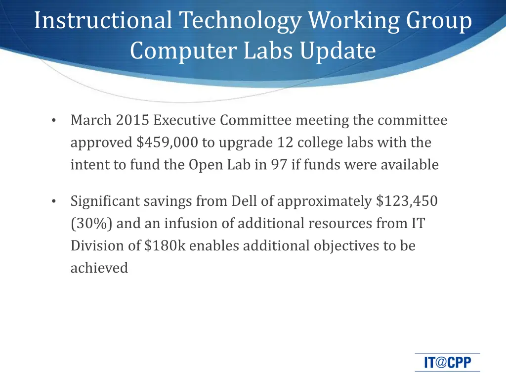 instructional technology working group computer