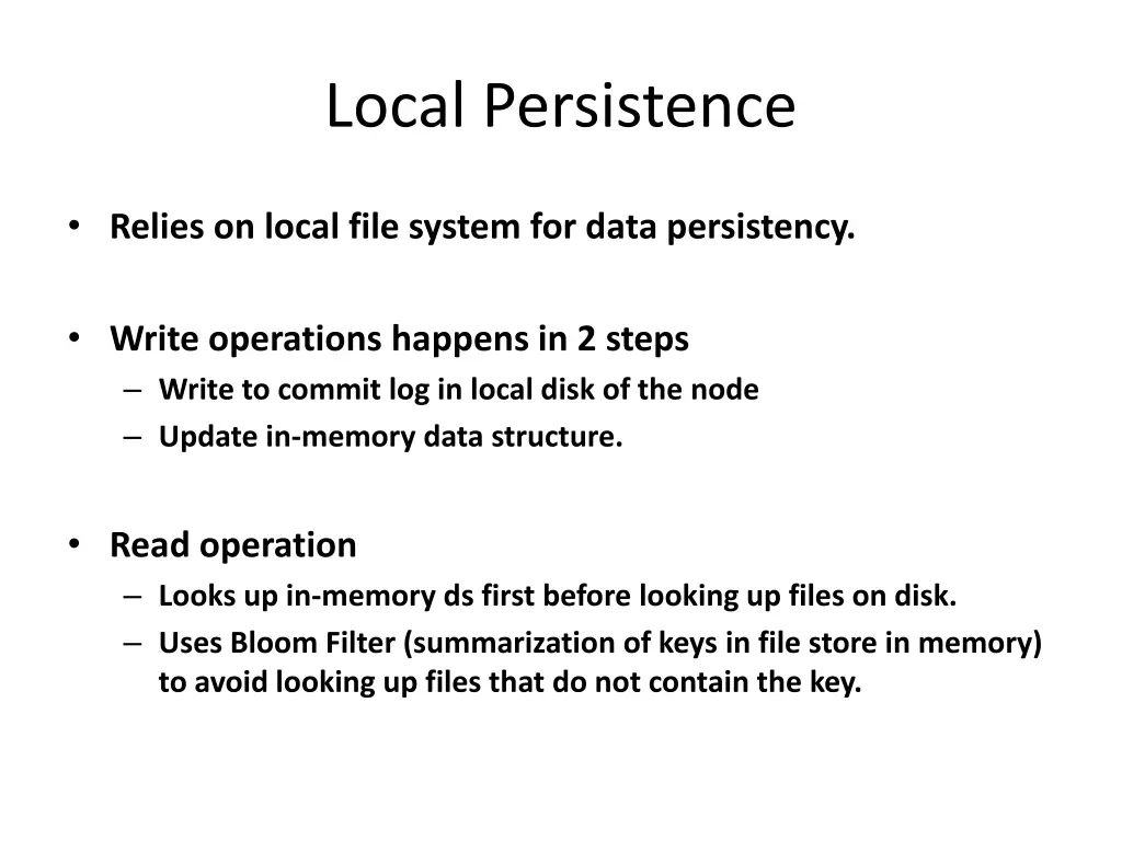 local persistence