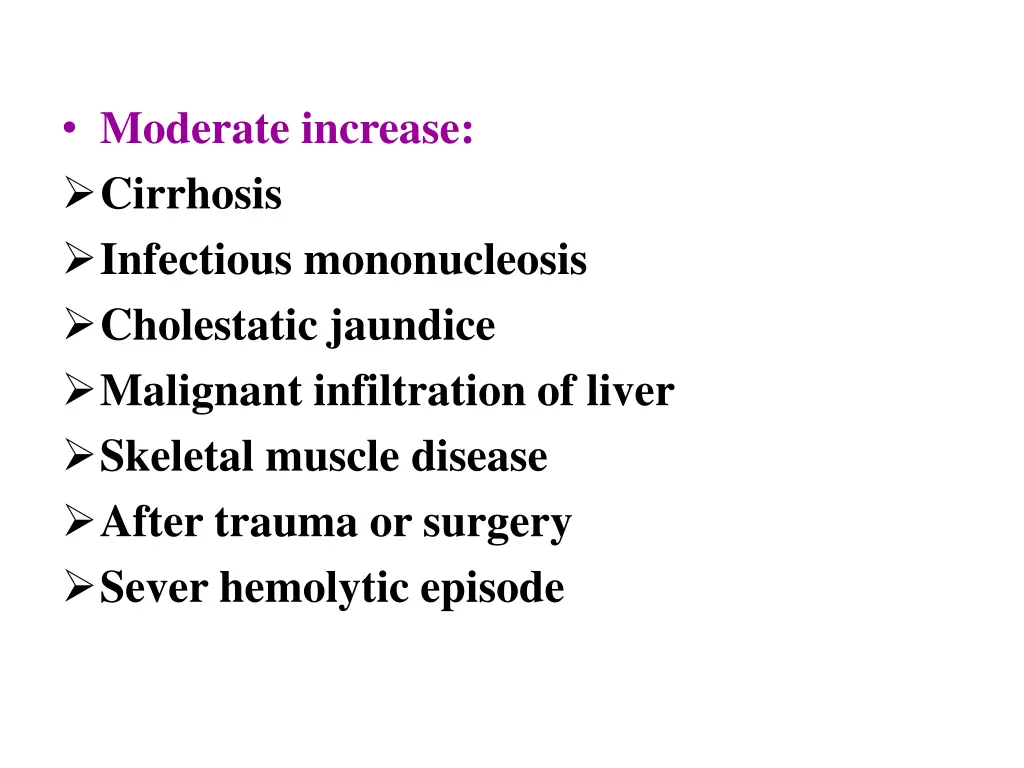 moderate increase cirrhosis infectious
