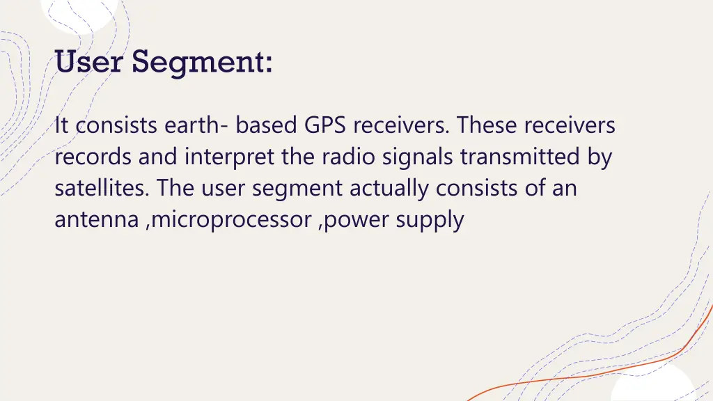 user segment