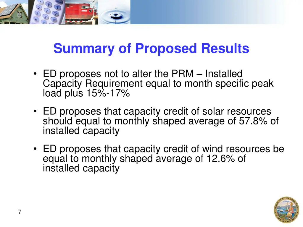 summary of proposed results