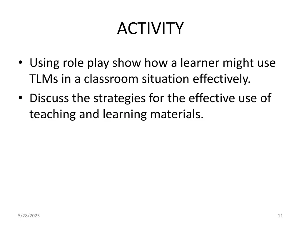 activity