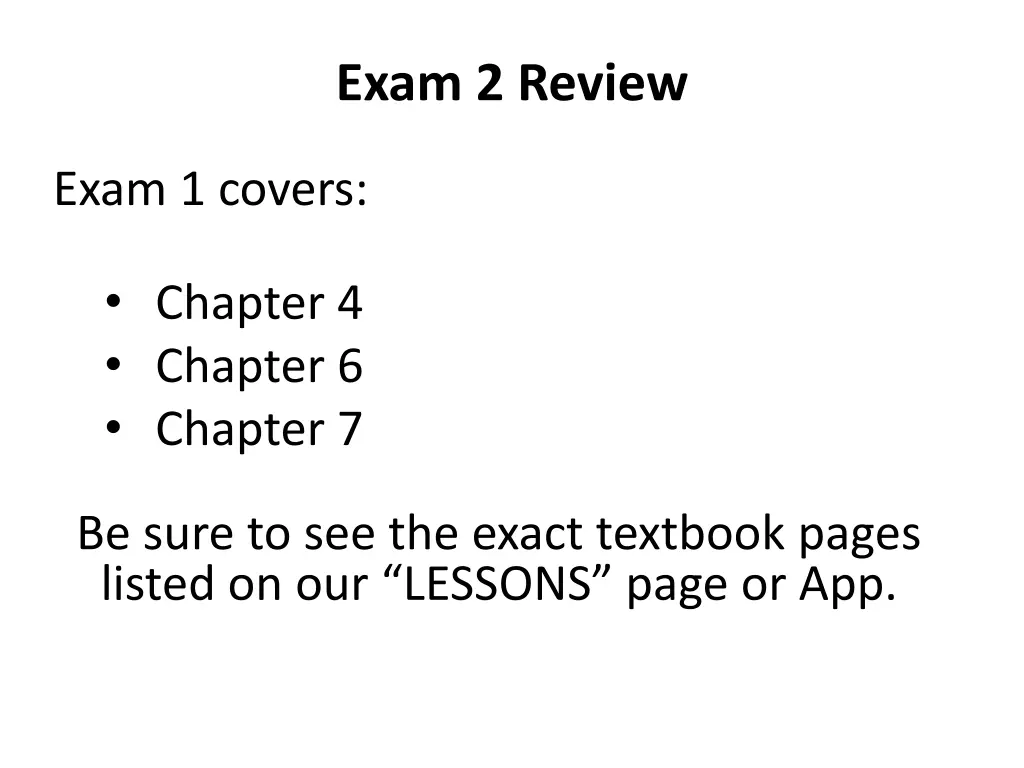 exam 2 review 1