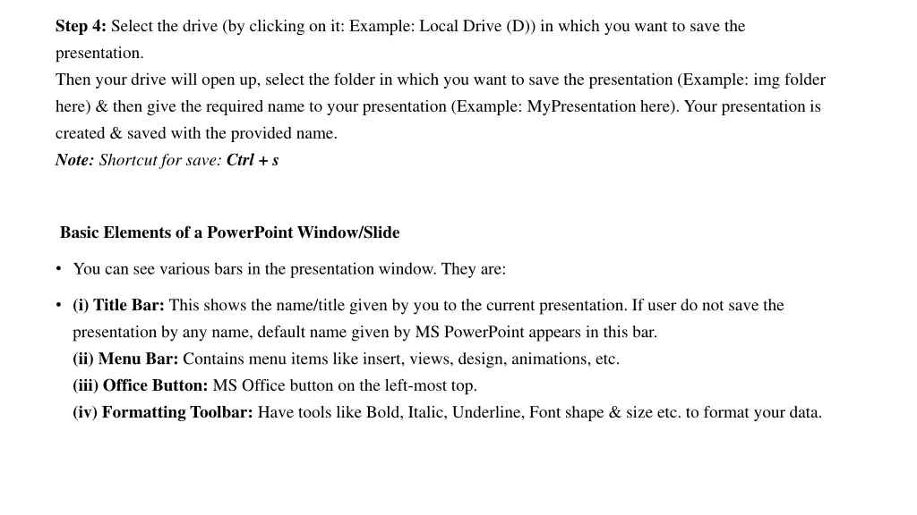 step 4 select the drive by clicking on it example