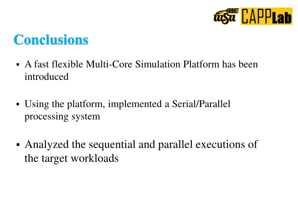 conclusions