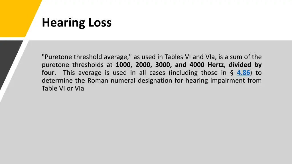 hearing loss