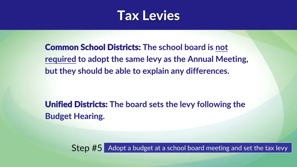 tax levies 1
