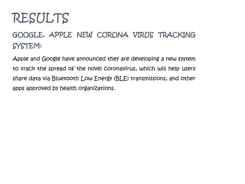 results