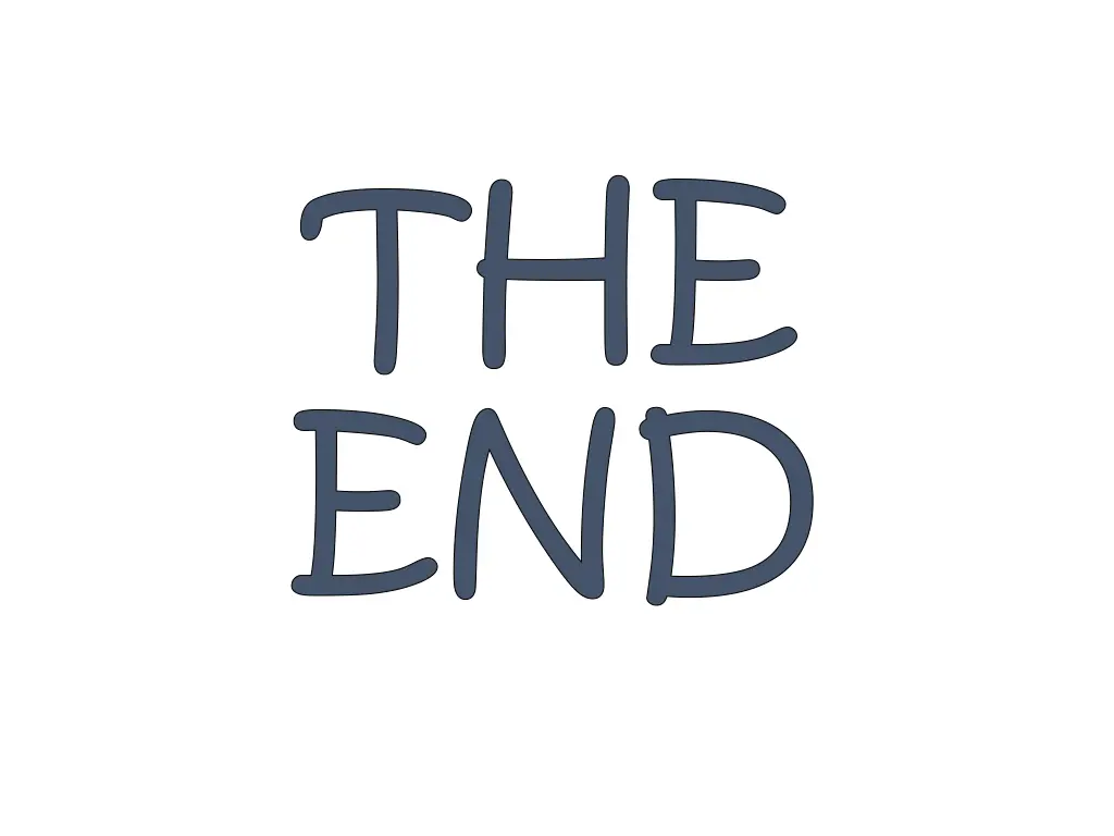 the end