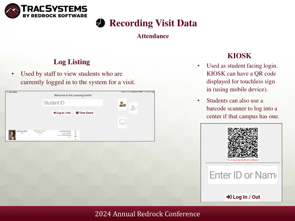 recording visit data