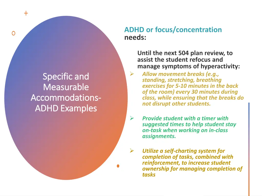 specific and specific and measurable measurable 3