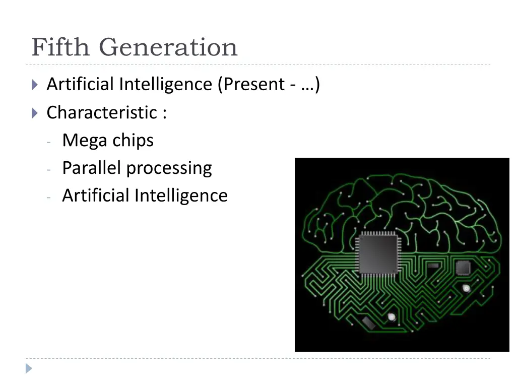 fifth generation