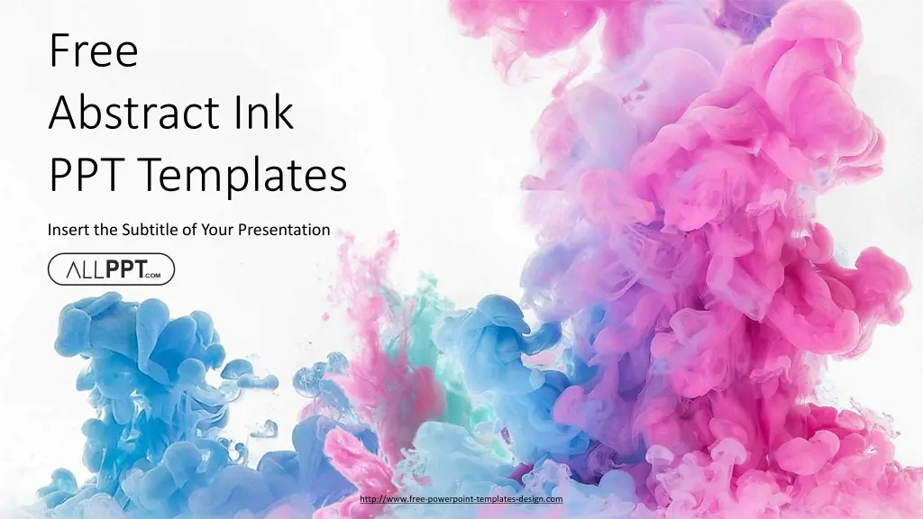 free abstract ink ppt templates