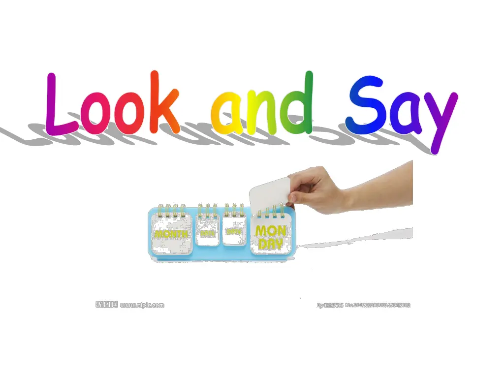 look and say
